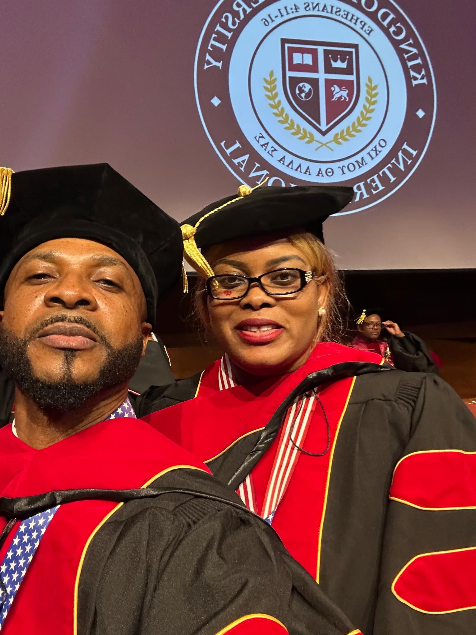 Dr. Davis and Prophetess Dr. Cheaye after the ceremony